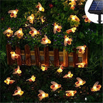 Load image into Gallery viewer, Solar Powered Honey Bee LED String Lights - Outdoor Garden Patio Decor - KME means the very best
