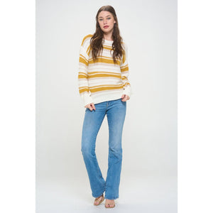 Sunset Sail Striped Sweater - KME means the very best