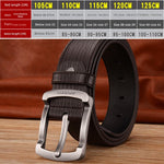 Load image into Gallery viewer, Trendy White Casual Men&#39;s Leather Belt - Soft Cowhide with Pin Buckle - KME means the very best
