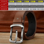 Load image into Gallery viewer, Trendy White Casual Men&#39;s Leather Belt - Soft Cowhide with Pin Buckle - KME means the very best
