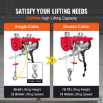 Load image into Gallery viewer, VEVOR 2200 lbs Wireless Attic Lift, 1600W 110V Electric Hoist with Wireless Remote Control, 40ft Single Cable Lifting Height &amp; Pure Copper Motor, for Garage Warehouse Factory - KME means the very best
