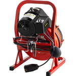 Load image into Gallery viewer, VEVOR 75FT Drain Cleaning Machine - 250W Electric Auger with Foot Switch, Cutters, for 1&quot; - 4&quot; Pipes - KME means the very best
