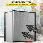 Load image into Gallery viewer, VEVOR HEPA Replacement Filter, 24&#39;&#39;x24&#39;&#39;x11.5&#39;&#39; AC Filter, True HEPA Pleated Air Filter, Air Filter Replacement with Galvanized Frame, 99.97% Standard Filter Compatible for HEPA Filter Novair 2000 - KME means the very best
