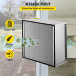 Load image into Gallery viewer, VEVOR HEPA Replacement Filter, 24&#39;&#39;x24&#39;&#39;x11.5&#39;&#39; AC Filter, True HEPA Pleated Air Filter, Air Filter Replacement with Galvanized Frame, 99.97% Standard Filter Compatible for HEPA Filter Novair 2000 - KME means the very best
