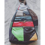 Load image into Gallery viewer, Vibrant Style: The Multi - Colored Leather Bag You Need - KME means the very best
