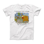 Load image into Gallery viewer, Vincent Van Gogh - The Bedroom, 1889 Artwork T - Shirt - KME means the very best
