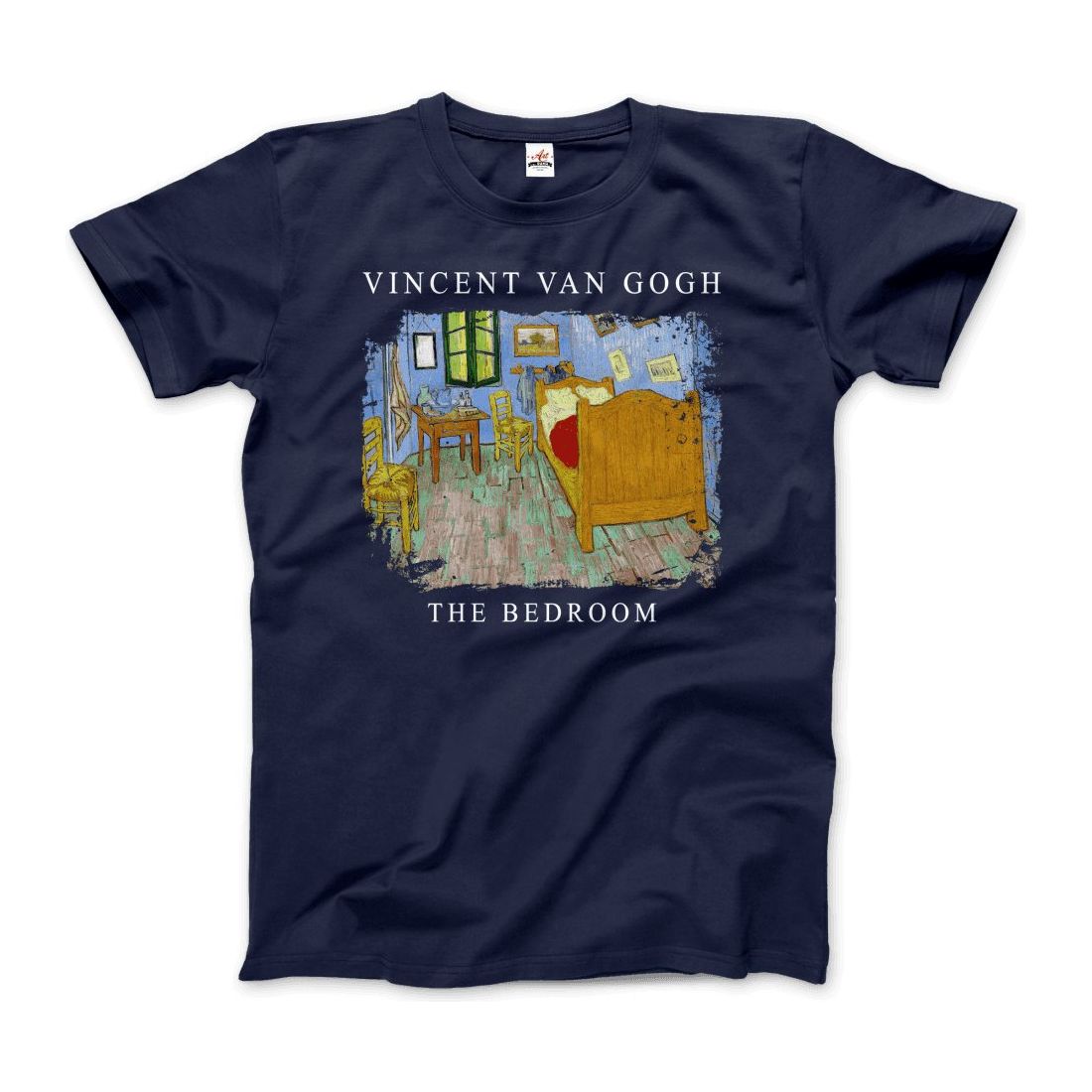 Vincent Van Gogh - The Bedroom, 1889 Artwork T - Shirt - KME means the very best