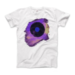 Load image into Gallery viewer, Vinyl Record Made of Paint Scattered in Purple Tones T - Shirt - KME means the very best
