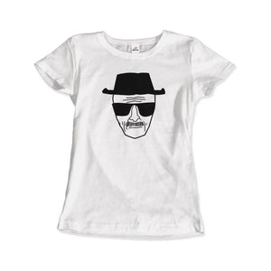 Walter White With Porkpie Hat and Sunglasses Sketch T - Shirt - KME means the very best