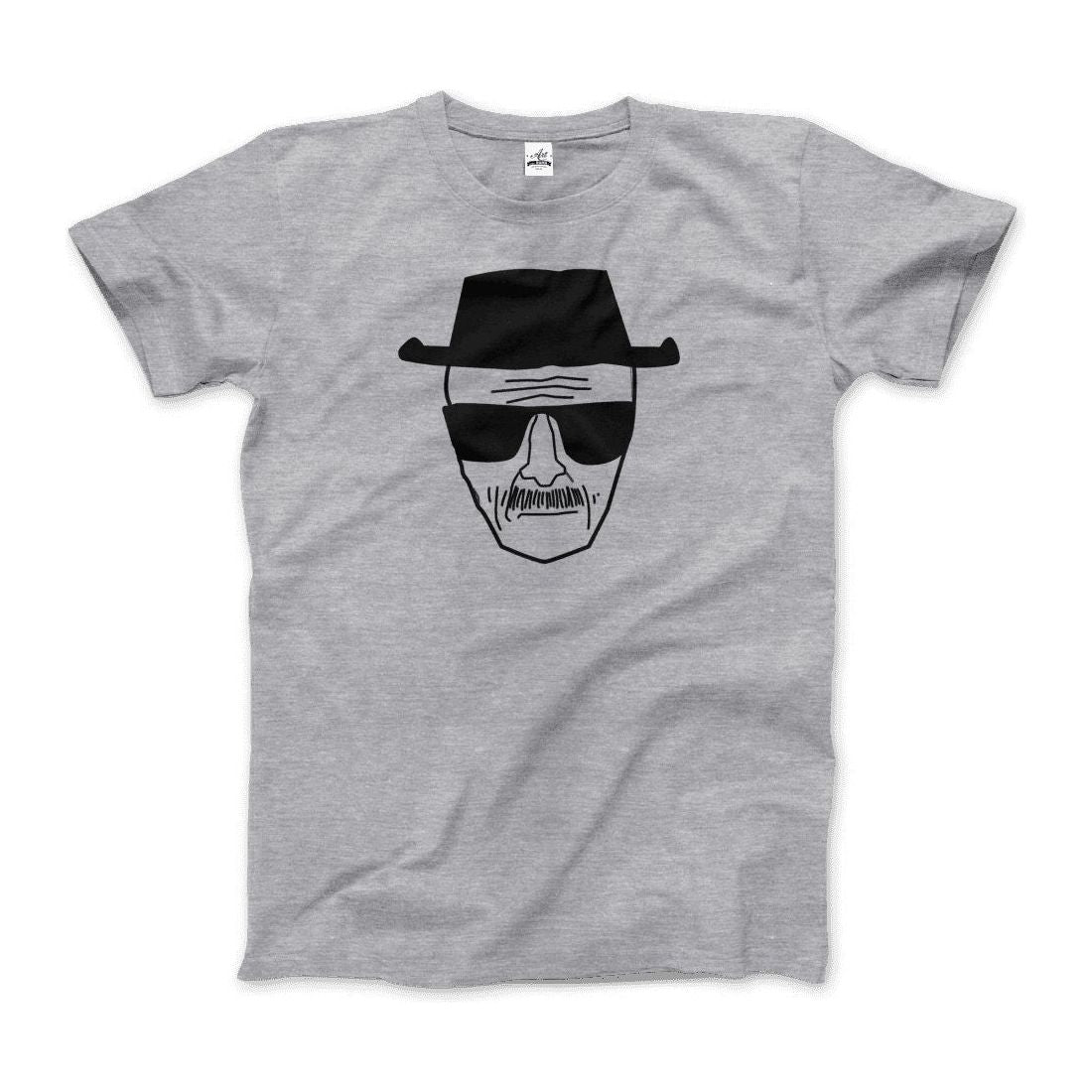 Walter White With Porkpie Hat and Sunglasses Sketch T - Shirt - KME means the very best