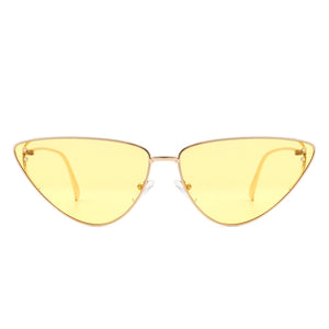 Windflow - Retro Tinted Flat Lens Fashion Cat Eye Sunglasses - KME means the very best