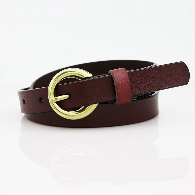 Women Rock & Roll Casual Denim Leather Belt - KME means the very best