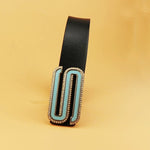 Load image into Gallery viewer, Women Rock &amp; Roll Casual Denim Leather Belt - KME means the very best
