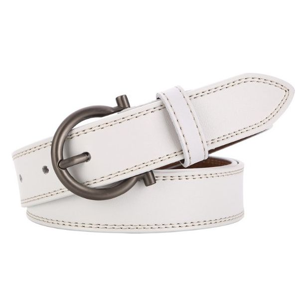 Women Rock & Roll Casual Denim Leather Belt - KME means the very best