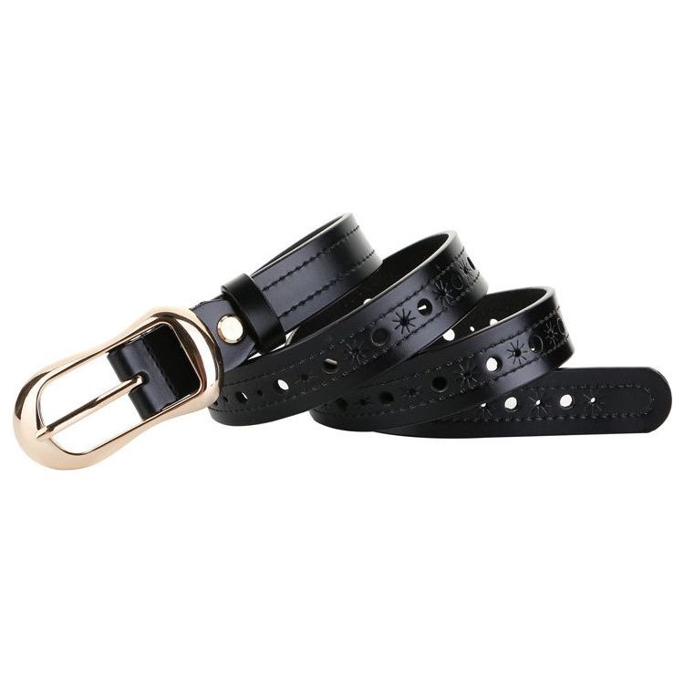 Women Rock & Roll Casual Denim Leather Belt - KME means the very best