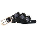 Load image into Gallery viewer, Women Rock &amp; Roll Casual Denim Leather Belt - KME means the very best
