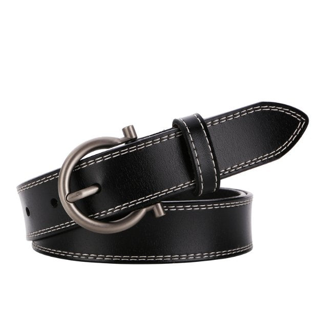 Women Rock & Roll Casual Denim Leather Belt - KME means the very best