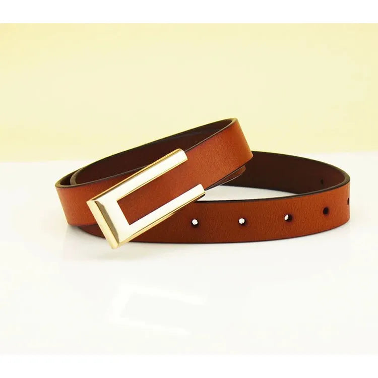 Women Rock & Roll Casual Denim Leather Belt - KME means the very best