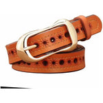 Load image into Gallery viewer, Women Rock &amp; Roll Casual Denim Leather Belt - KME means the very best
