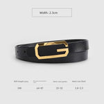 Load image into Gallery viewer, Women&#39;s Easiest for Match Vachette Clasp Thin Looking Fashion K-style Belt - KME means the very best
