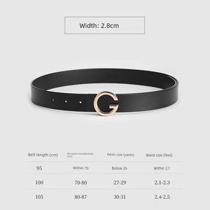 Women's Easiest for Match Vachette Clasp Thin Looking Fashion K-style Belt - KME means the very best