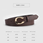 Load image into Gallery viewer, Women&#39;s Easiest for Match Vachette Clasp Thin Looking Fashion K-style Belt - KME means the very best
