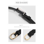 Load image into Gallery viewer, Women&#39;s Easiest for Match Vachette Clasp Thin Looking Fashion K-style Belt - KME means the very best
