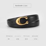 Load image into Gallery viewer, Women&#39;s Easiest for Match Vachette Clasp Thin Looking Fashion K-style Belt - KME means the very best
