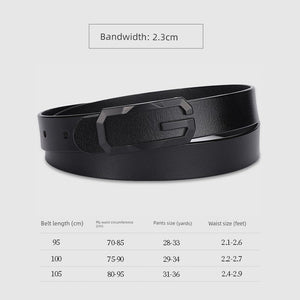 Women's Easiest for Match Vachette Clasp Thin Looking Fashion K-style Belt - KME means the very best