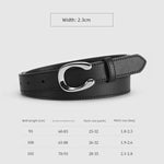 Load image into Gallery viewer, Women&#39;s Easiest for Match Vachette Clasp Thin Looking Fashion K-style Belt - KME means the very best
