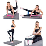 Load image into Gallery viewer, 5 Piece Set of Resistance Body Bands with Carry Bag - KME means the very best
