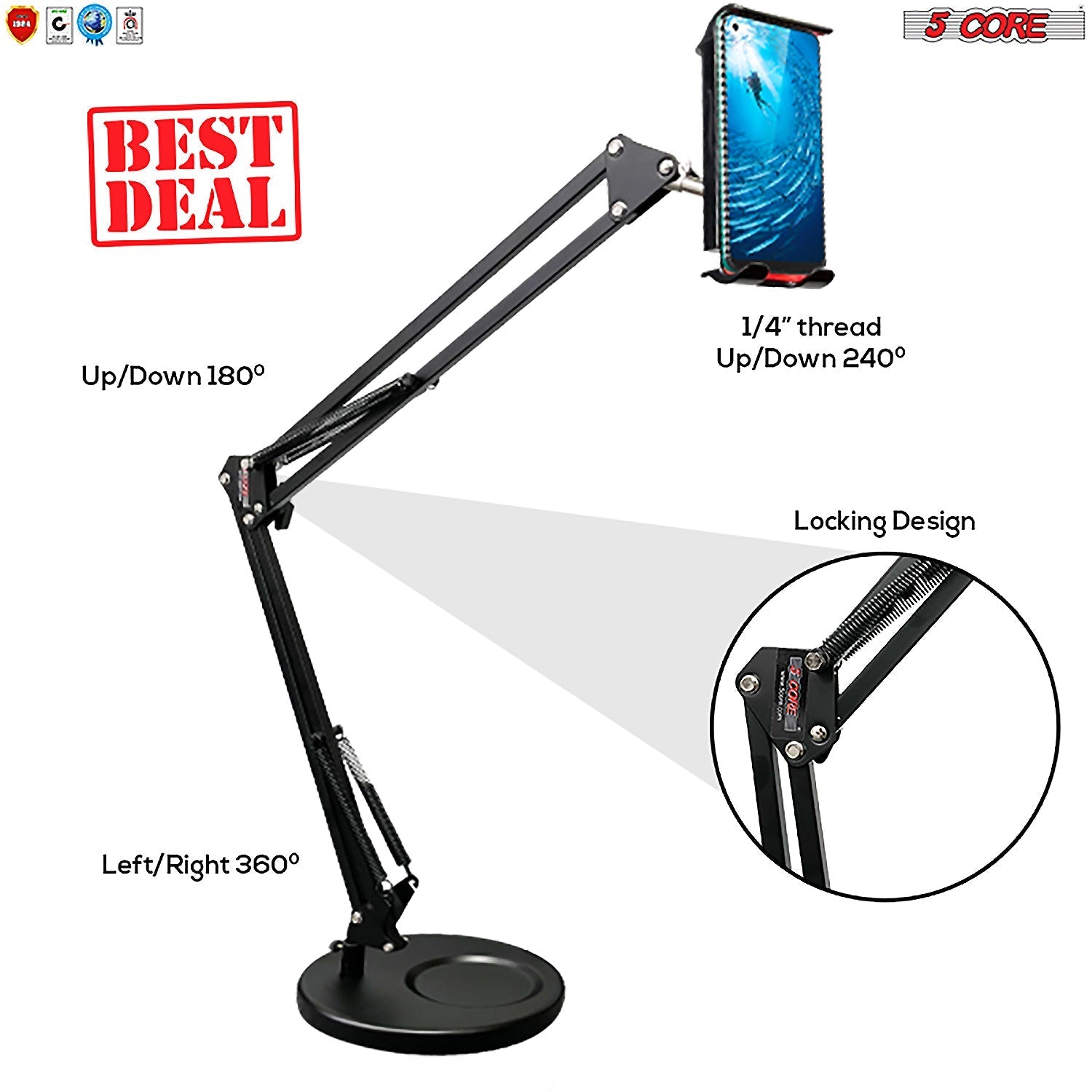 5Core Foldable Arm Mount Holder Blogger Bracket Stand for Mobile Phones Tablets ARM MOB - KME means the very best