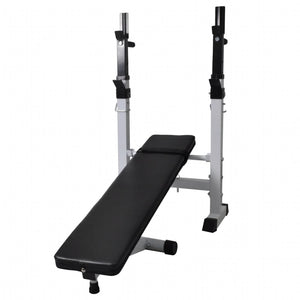 vidaXL Fitness Workout Bench Straight Weight Bench-3