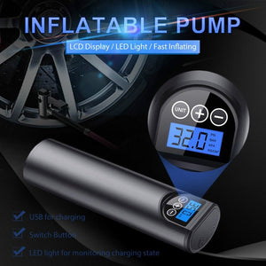 Air Pump 12V 150PSI Air Compressor Electric Air pump with Tire Pressure LCD Display Wireless Portable Tire Inflator for Car Bicycles - KME means the very best
