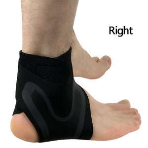Ankle Support Brace Elastic High Protect Guard Band Safety Running Basketball Fitness Foot Heel Wrap Bandage - KME means the very best