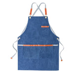 Load image into Gallery viewer, Apron New Durable Goods Heavy Duty Unisex Canvas Work Apron with Tool Pockets Cross-Back Straps Adjustable For Woodworking Painting - KME means the very best
