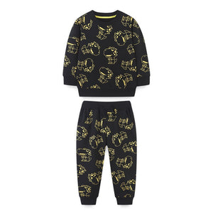 Autumn Dinosaur Pattern Hoodie Clothing Sets - KME means the very best