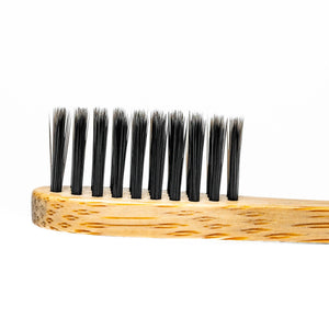 Bamboo Toothbrush Set 5-Pack - Bamboo Toothbrushes with Medium Bristles for Adults - Eco-Friendly, Biodegradable, Natural Wooden Toothbrushes - KME means the very best