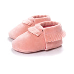 Load image into Gallery viewer, Baywell - PU Suede Leather Newborn Baby Moccasins Shoes Soft Soled Non-slip Crib First Walker - KME means the very best
