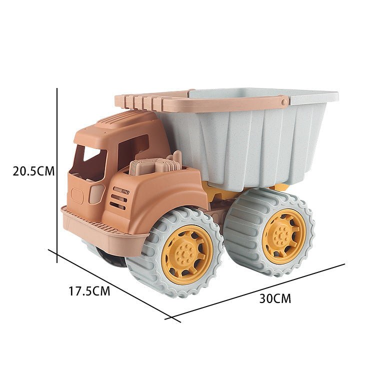 Beach-Ready Construction Vehicle: Eco-Friendly Wheat Straw Toy for Outdoor Adventures - KME means the very best
