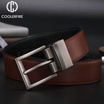 Load image into Gallery viewer, Belt Men Reversible Casual High Quality Belt Man Genuine Leather Belt Male Strap Luxury Trouser Jeans Dress Belt For Men - KME means the very best
