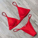 Load image into Gallery viewer, Bikini Women Swimwear Solid Brazilian Beach Wear - RUUHEE - KME means the very best

