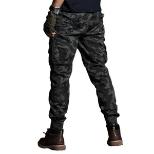 Bird Mountain GZ691# Men's Khaki Cargo Pants | Tactical Joggers, Multi-Pocket Design - KME means the very best