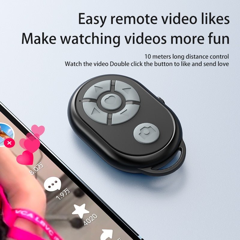 Bluetooth Remote Control Selfie Stick Without The Stick Camera Controller - KME means the very best