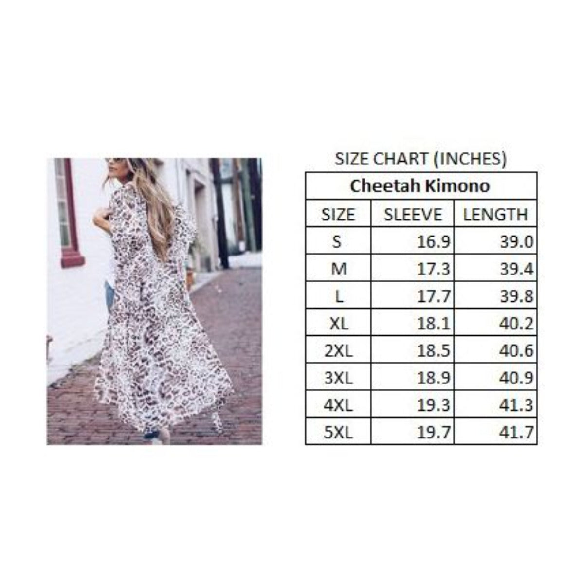 Cheetah Kimono Cardigan - KME means the very best