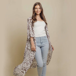 Cheetah Kimono Cardigan - KME means the very best