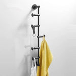 Load image into Gallery viewer, Coat Hanger Gold/Black Brass Tower Dress Hanger Wall Hooks For Bag Caps Hats Home Office Bedroom Mounted Cloths Hanger - KME means the very best

