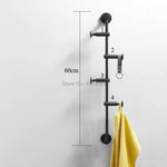 Load image into Gallery viewer, Coat Hanger Gold/Black Brass Tower Dress Hanger Wall Hooks For Bag Caps Hats Home Office Bedroom Mounted Cloths Hanger - KME means the very best
