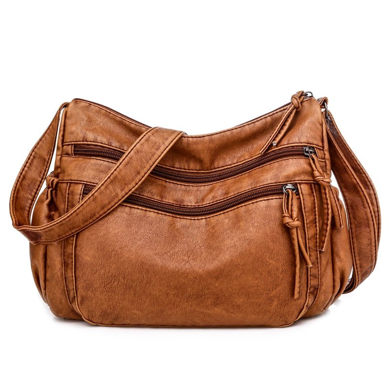 Crossbody Bag Soft Women Purse Multi-Pockets Designer Flap Handbag - ANNMOULER - KME means the very best