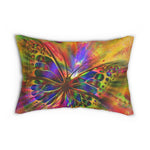 Load image into Gallery viewer, Decorative Throw Pillow - Double Sided Sofa Pillow / Purple Butterfly - KME means the very best
